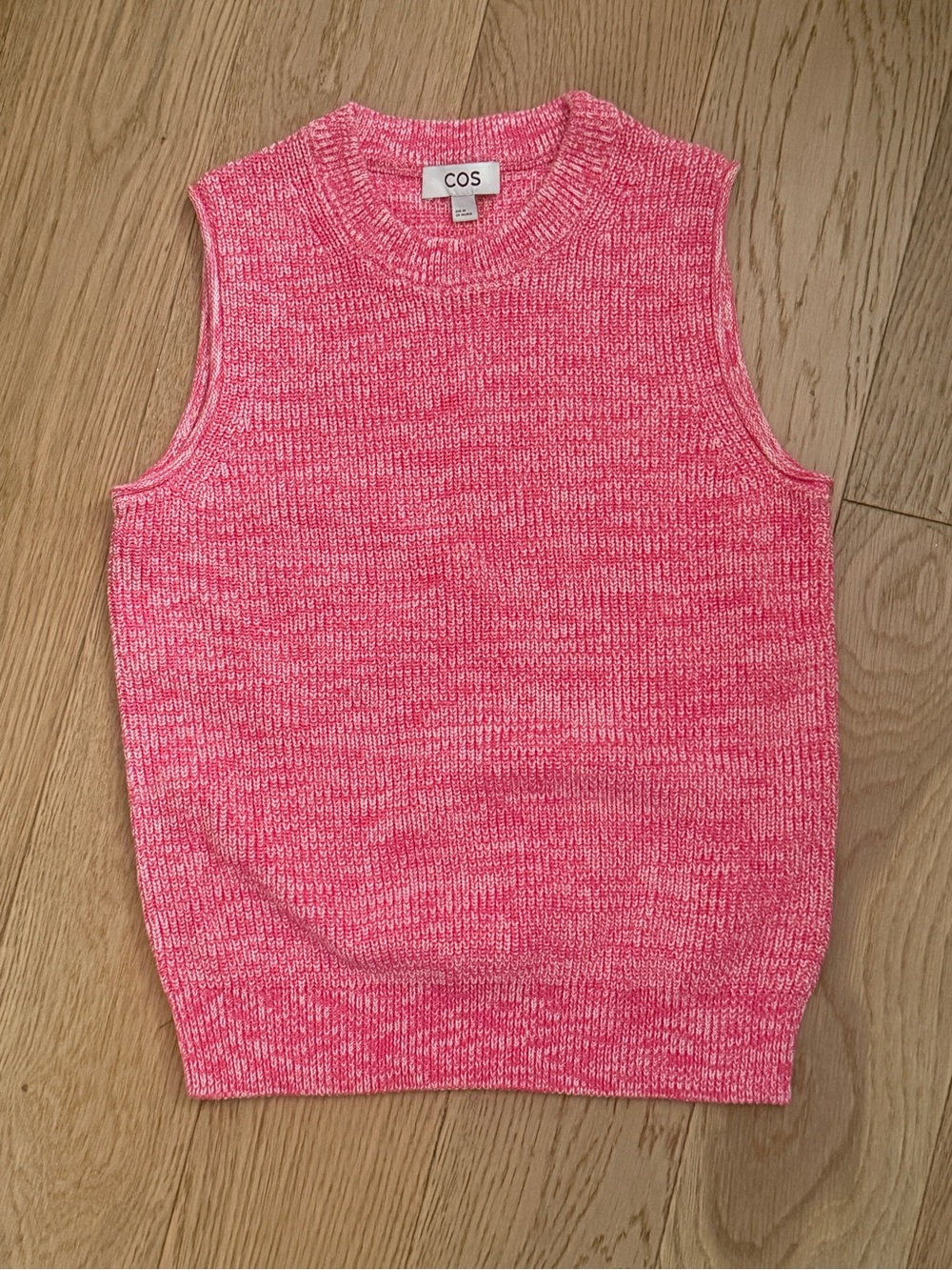 COS Pink Knit Vest Top (XS)